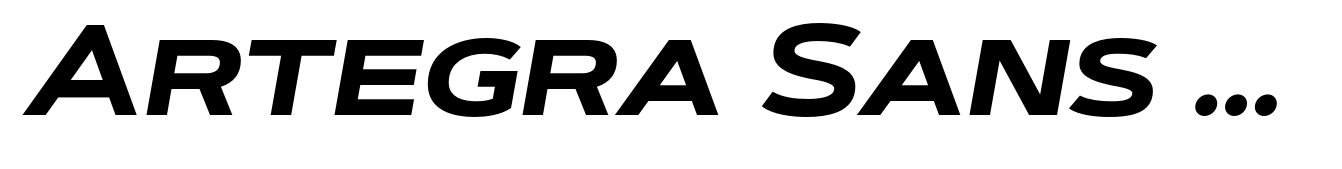 Artegra Sans Extended SC Bold Italic